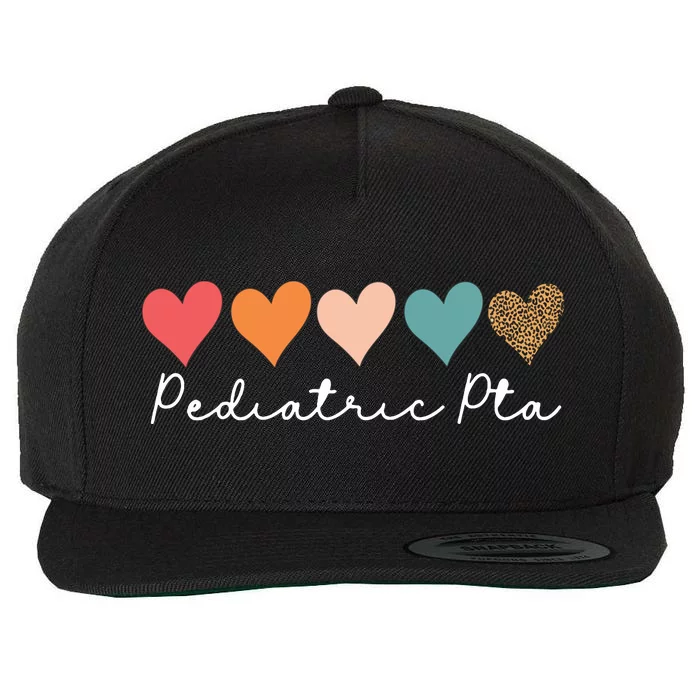 Pediatric PTA Physical Therapy Therapist Assistant Rainbow Wool Snapback Cap