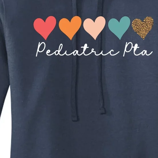 Pediatric PTA Physical Therapy Therapist Assistant Rainbow Women's Pullover Hoodie