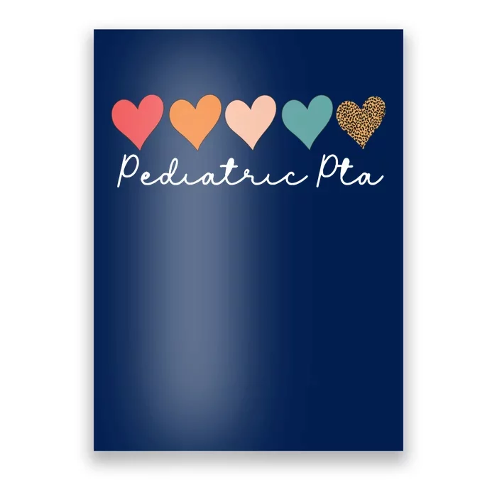 Pediatric PTA Physical Therapy Therapist Assistant Rainbow Poster