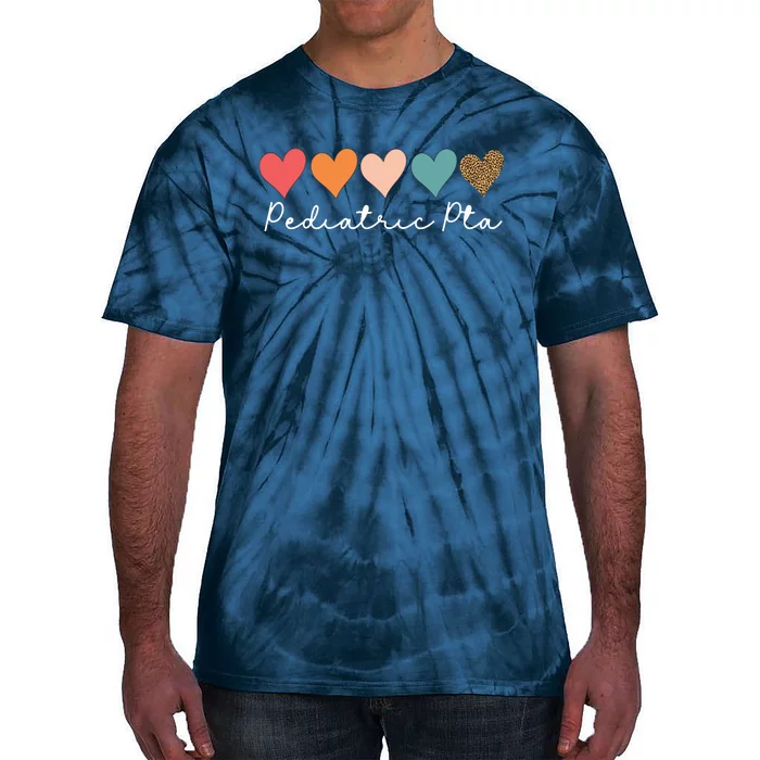 Pediatric PTA Physical Therapy Therapist Assistant Rainbow Tie-Dye T-Shirt