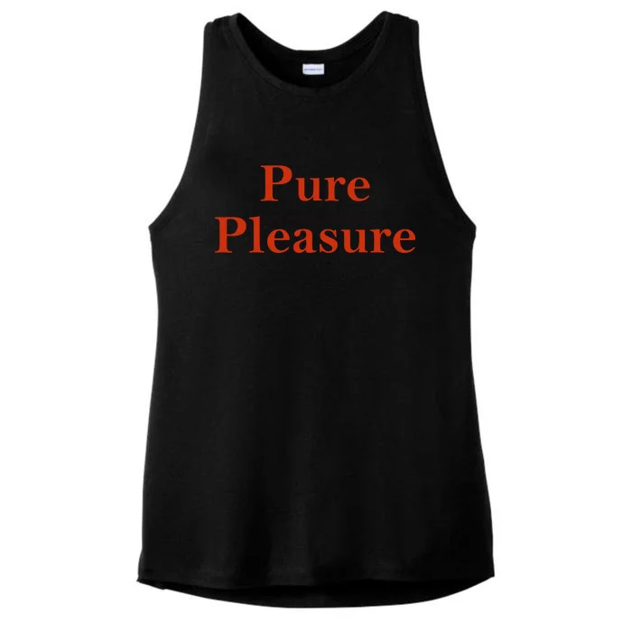 Pure Pleasure Ladies Tri-Blend Wicking Tank