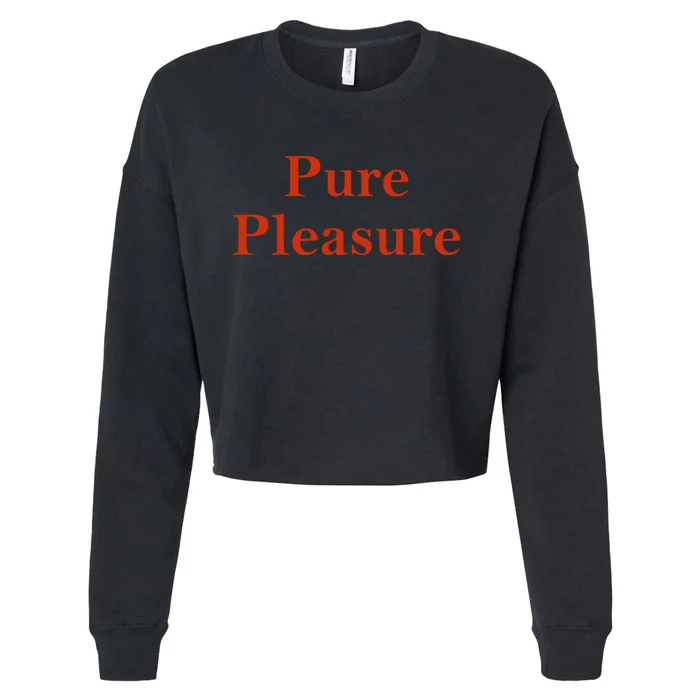 Pure Pleasure Cropped Pullover Crew