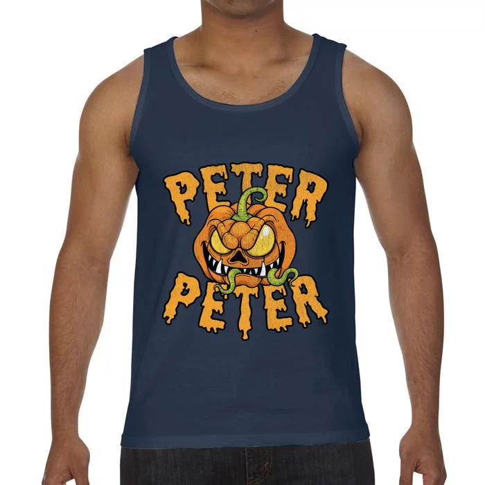 Peter Peter Pumpkin Eater Halloween Gift Comfort Colors® Tank Top