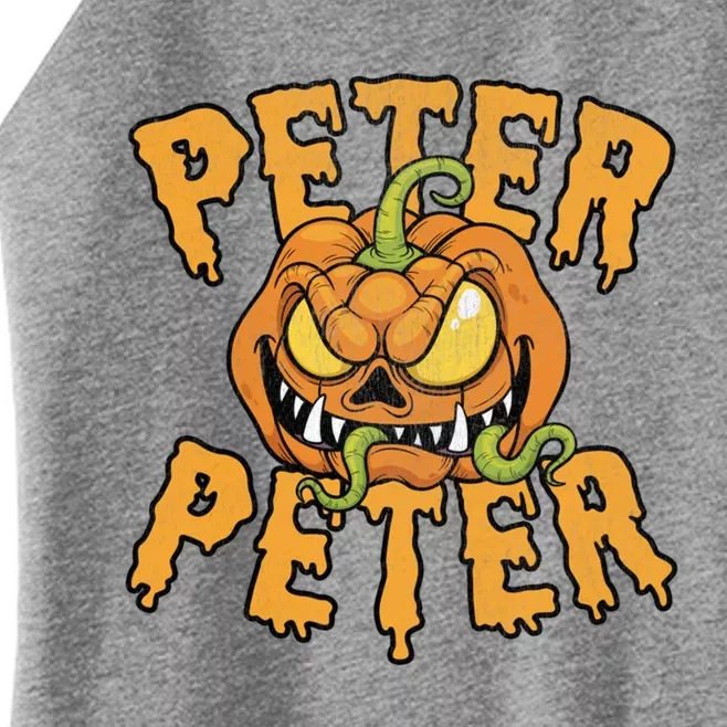 Peter Peter Pumpkin Eater Halloween Gift Women’s Perfect Tri Rocker Tank