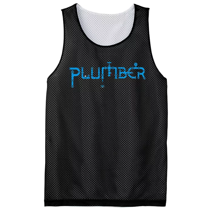 Plumbing Plumber Mesh Reversible Basketball Jersey Tank