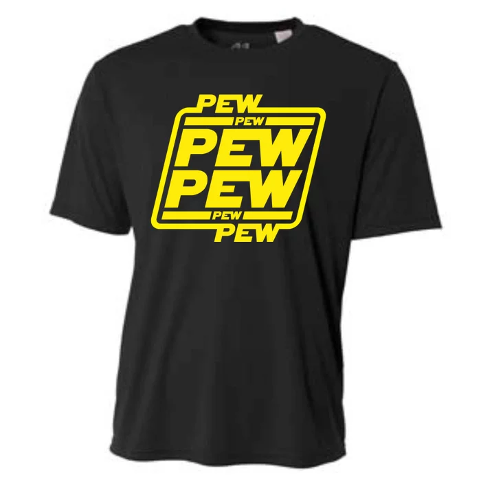 Pew Pew Pew Pew Cooling Performance Crew T-Shirt