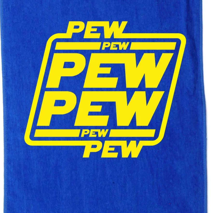 Pew Pew Pew Pew Platinum Collection Golf Towel