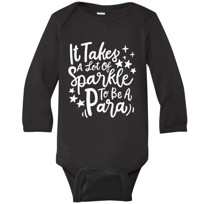 Para Paraprofessional Baby Long Sleeve Bodysuit