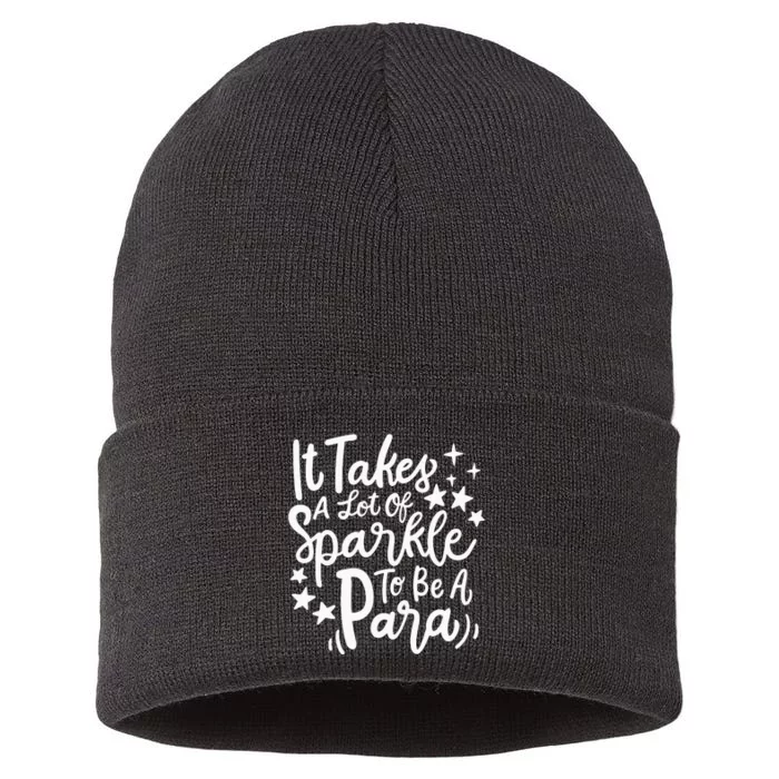 Para Paraprofessional Sustainable Knit Beanie