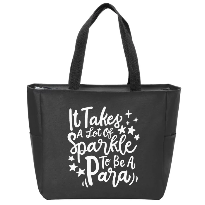 Para Paraprofessional Zip Tote Bag