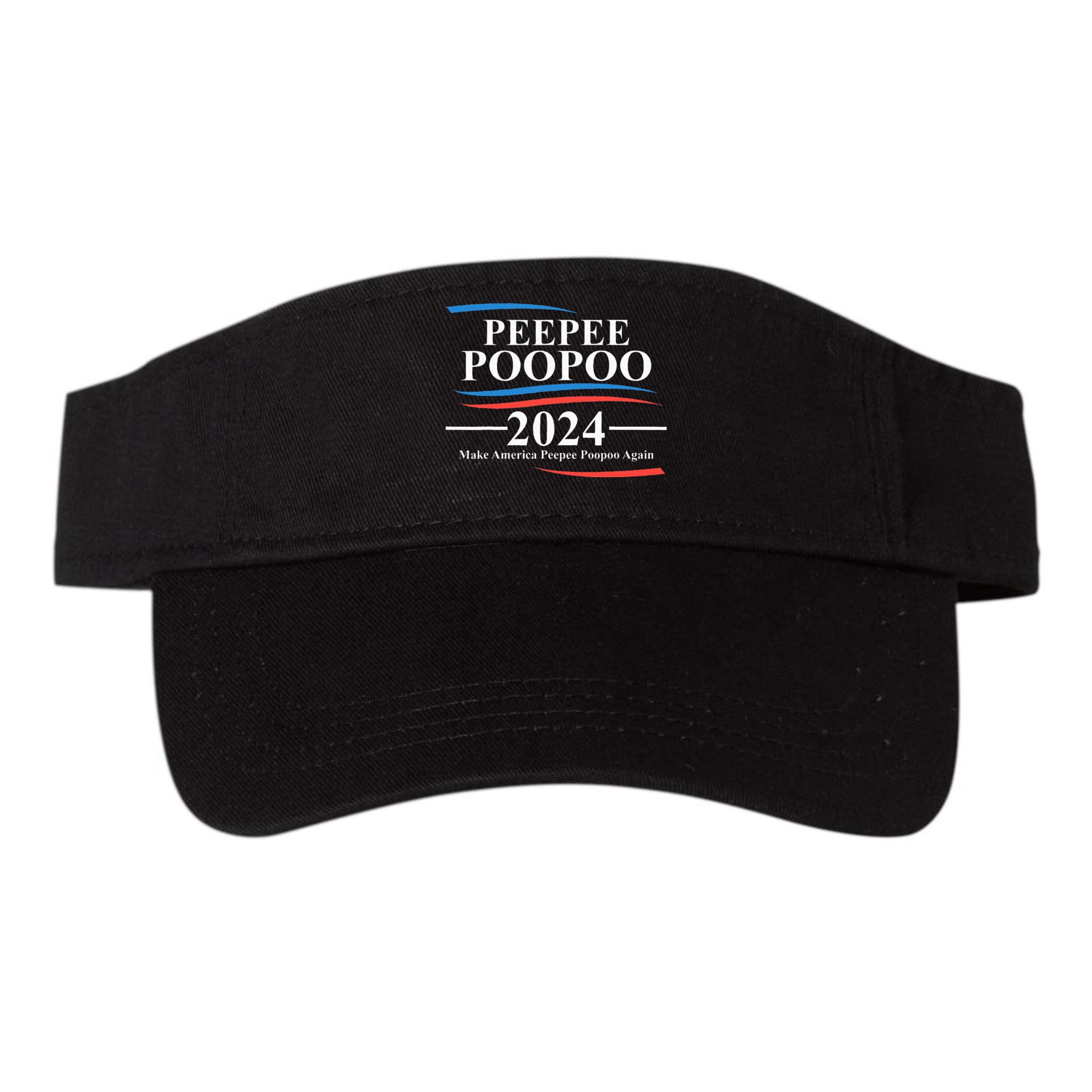 Pee Pee Poo Poo 2024 Peepee Poopoo Meme Valucap Bio-Washed Visor ...