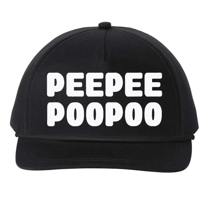 PEEPEEPOOPOO PEEPEE POOPOO PEE PEE POO POO Snapback Five-Panel Rope Hat