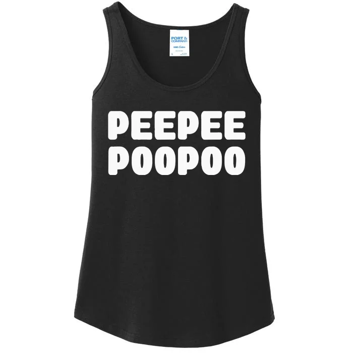 PEEPEEPOOPOO PEEPEE POOPOO PEE PEE POO POO Ladies Essential Tank