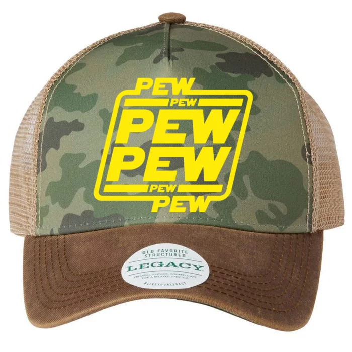 Pew Pew Pew Legacy Tie Dye Trucker Hat