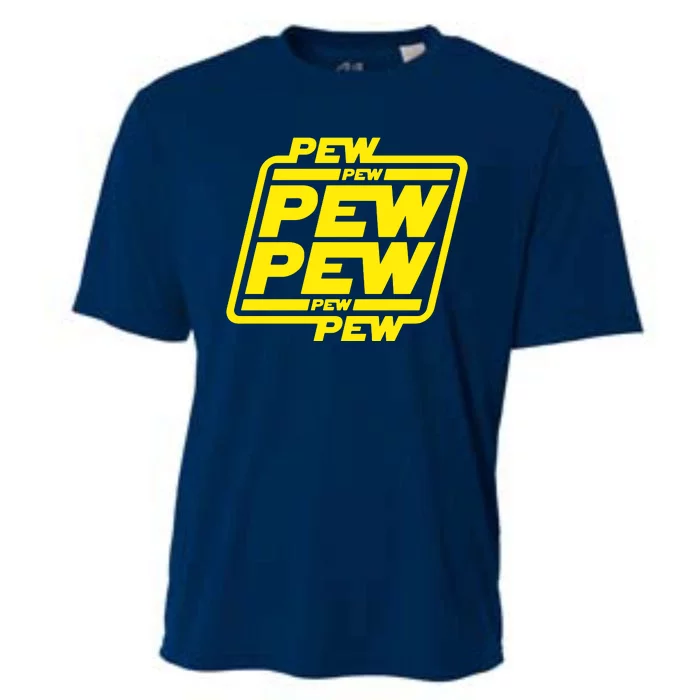 Pew Pew Pew Cooling Performance Crew T-Shirt