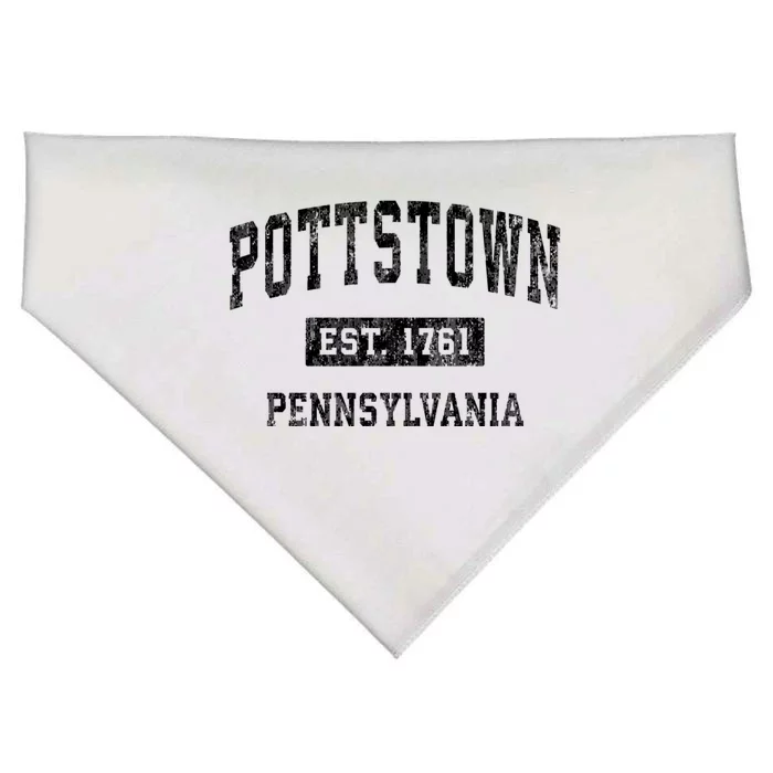 Pottstown Pennsylvania Pa Vintage Sports USA-Made Doggie Bandana