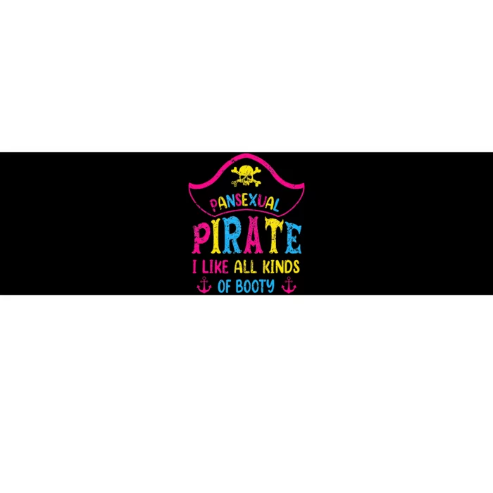 Pansexual Pride Pirate Lgbtq Month Pans Flag Colors Bumper Sticker