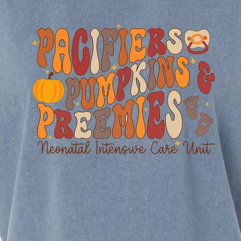 Pacifiers Pumpkins Preemies Thanksgiving Nicu Nurse Garment-Dyed Women's Muscle Tee