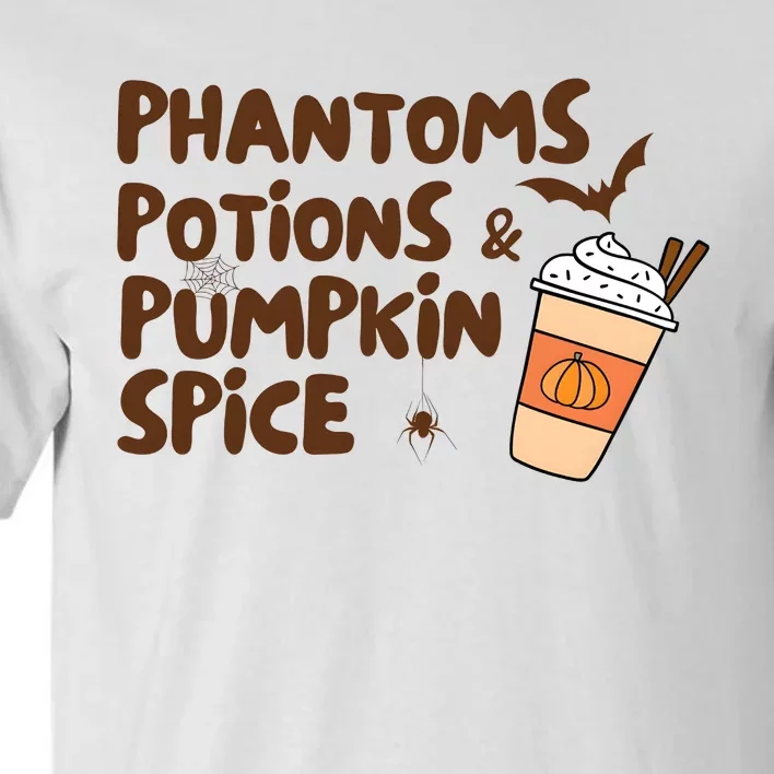 Phantoms Potions Pumpkin Spice Cute Halloween Drink Pumpkin Tall T-Shirt