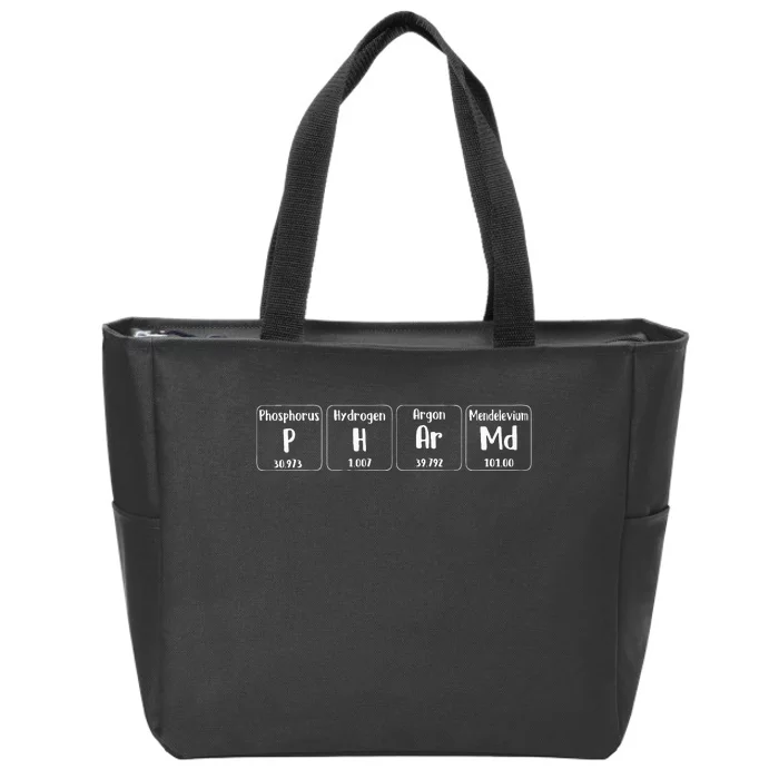 PharmD Pharmacist Pharmacy Technician Student Apothecary Zip Tote Bag