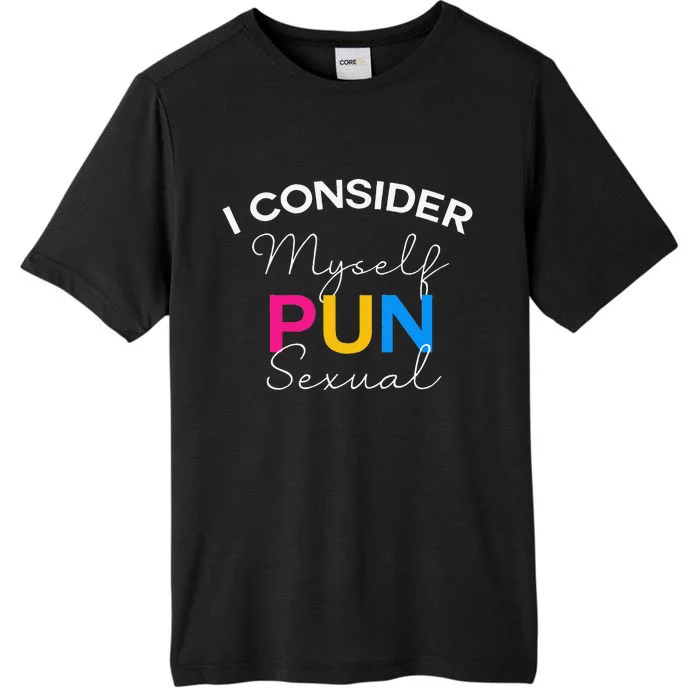 Pan Pansexual Pun Humor Pride Flag LGBTQ Funny LGBT Gift ChromaSoft Performance T-Shirt