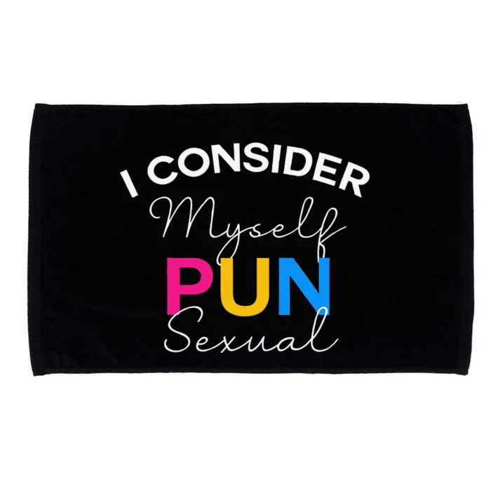 Pan Pansexual Pun Humor Pride Flag LGBTQ Funny LGBT Gift Microfiber Hand Towel