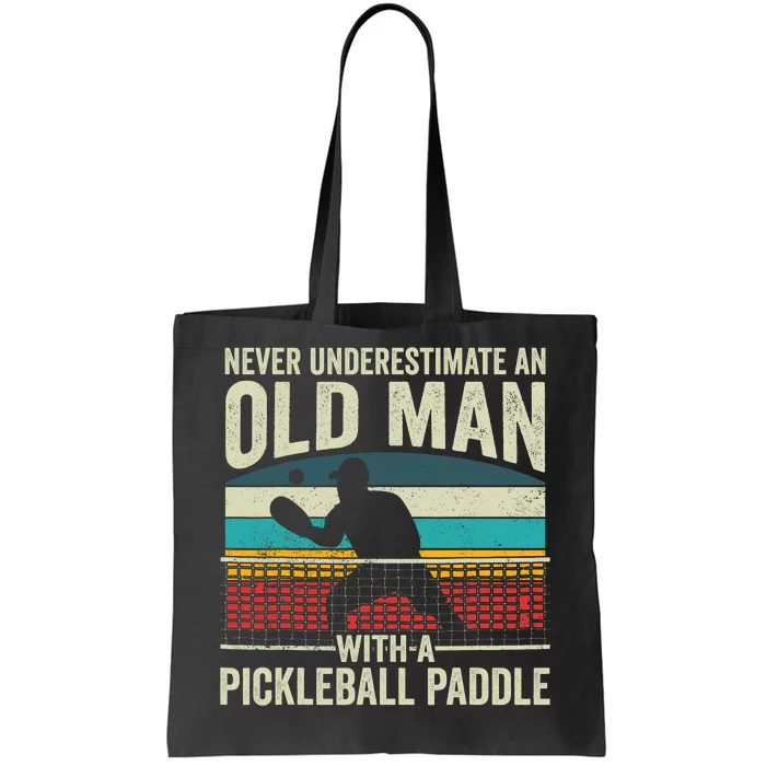 Pickleball Paddle Pickle Ball Player Tote Bag