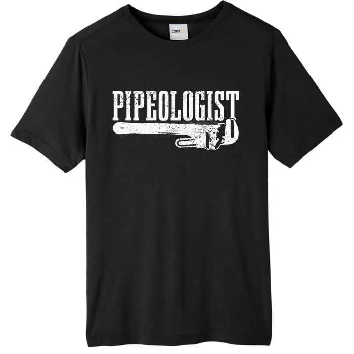 Plumber Pipeologist Plumbing Funny Plumber ChromaSoft Performance T-Shirt