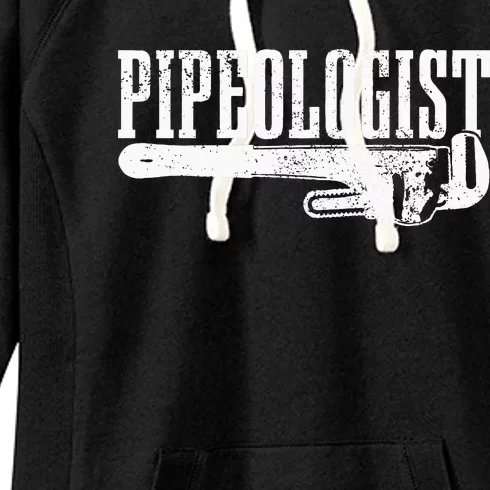 Plumber Pipeologist Plumbing Funny Plumber Women's Fleece Hoodie