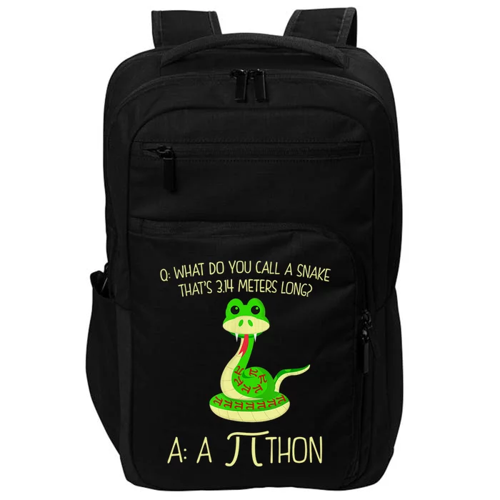 Python Pithon Pi Symbol Funny Math Teacher Impact Tech Backpack