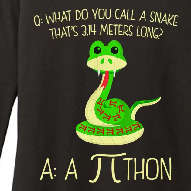 Python Pithon Pi Symbol Funny Math Teacher Womens CVC Long Sleeve Shirt