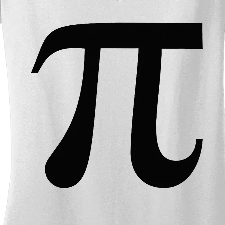 Pumpkin Pi Pie Funny Math Pun Thanksgiving Halloween Costume Women's V-Neck T-Shirt