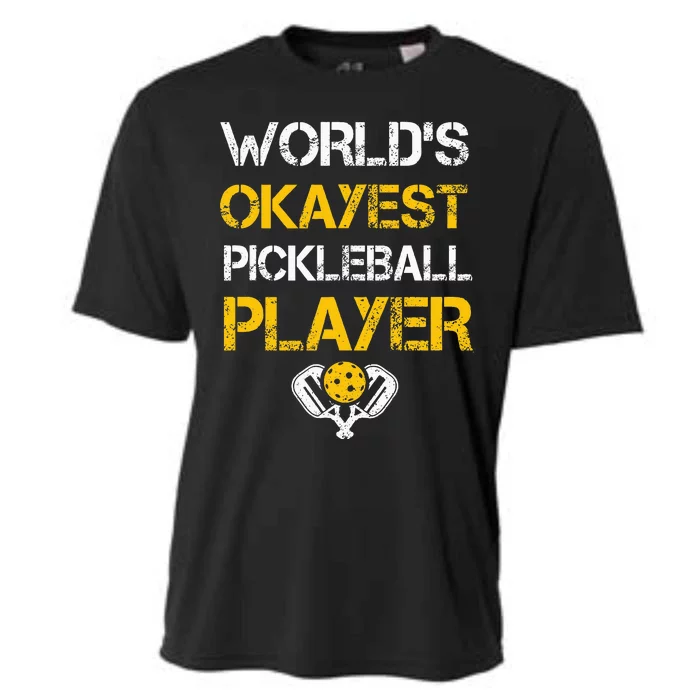 Pickleball Player Paddle Pickleballing & Pickleball Cooling Performance Crew T-Shirt