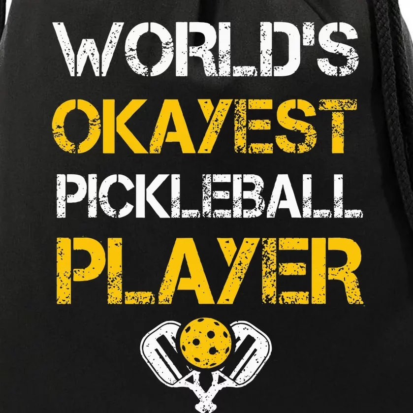 Pickleball Player Paddle Pickleballing & Pickleball Drawstring Bag