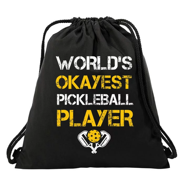 Pickleball Player Paddle Pickleballing & Pickleball Drawstring Bag