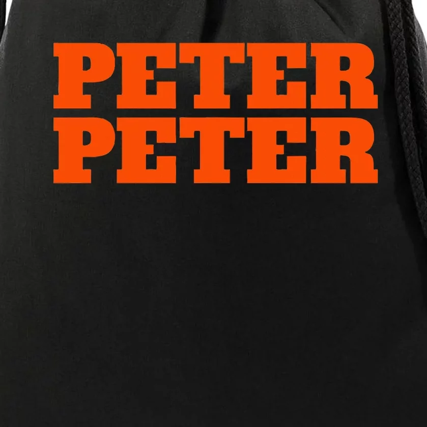 Peter Peter Pumpkin Eater Halloween Couples Costume Drawstring Bag