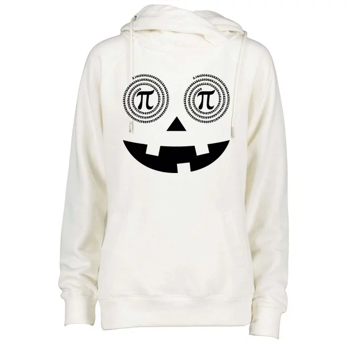 Pumpkin Pi Pie Funny Math Pun Thanksgiving Halloween Costume Womens Funnel Neck Pullover Hood