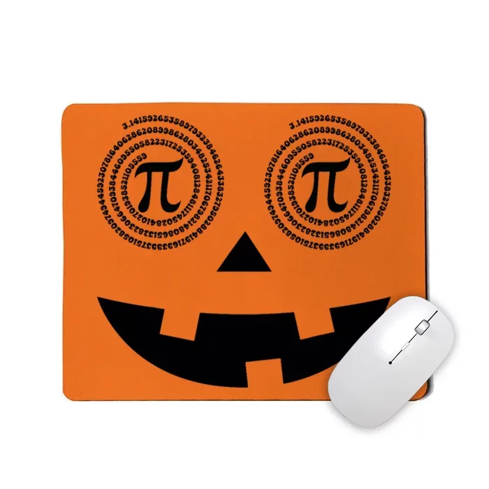 Pumpkin Pi Pie Funny Math Pun Thanksgiving Halloween Costume Mousepad