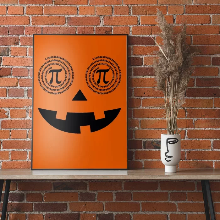 Pumpkin Pi Pie Funny Math Pun Thanksgiving Halloween Costume Poster