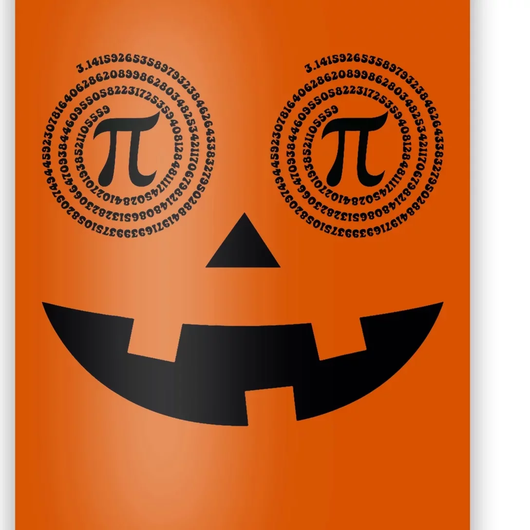 Pumpkin Pi Pie Funny Math Pun Thanksgiving Halloween Costume Poster