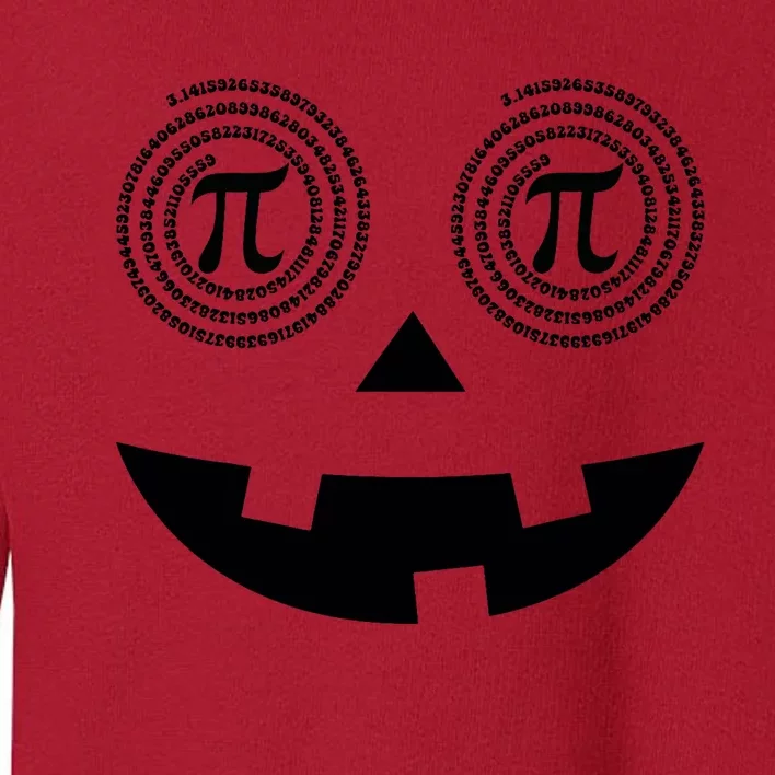 Pumpkin Pi Pie Funny Math Pun Thanksgiving Halloween Costume Toddler Sweatshirt