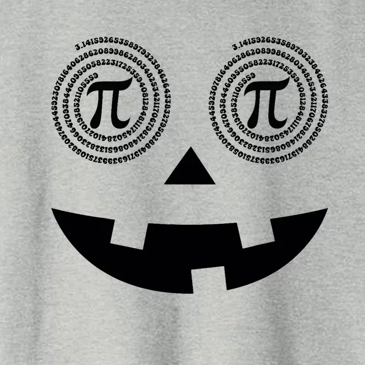 Pumpkin Pi Pie Funny Math Pun Thanksgiving Halloween Costume Women's Crop Top Tee