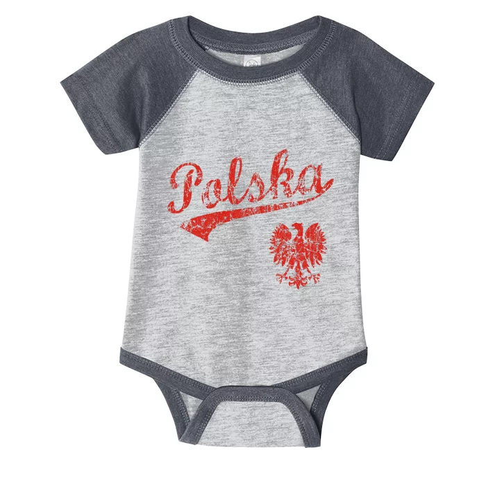 Polska Polish Poland Polski Family Heritage Infant Baby Jersey Bodysuit