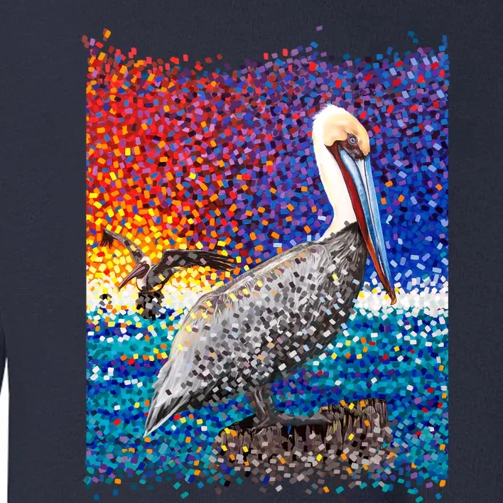 Pelican Pixelated Toddler Sweatshirt