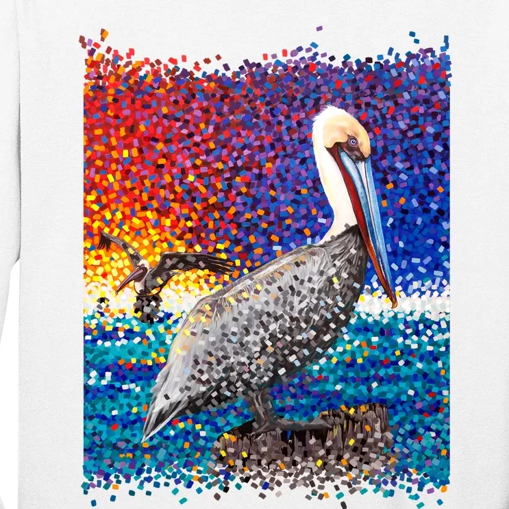 Pelican Pixelated Long Sleeve Shirt