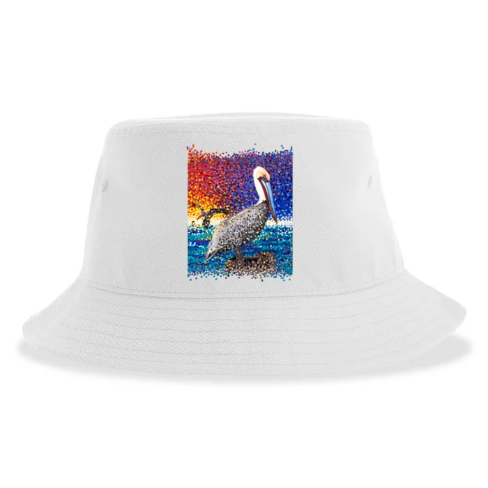 Pelican Pixelated Sustainable Bucket Hat