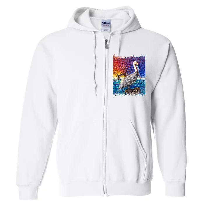 Pelican Pixelated Full Zip Hoodie