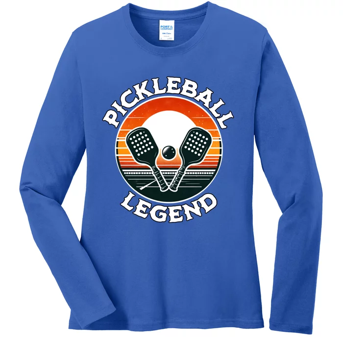 Pickleball Player Pickleball Legend Meaningful Gift Ladies Long Sleeve Shirt