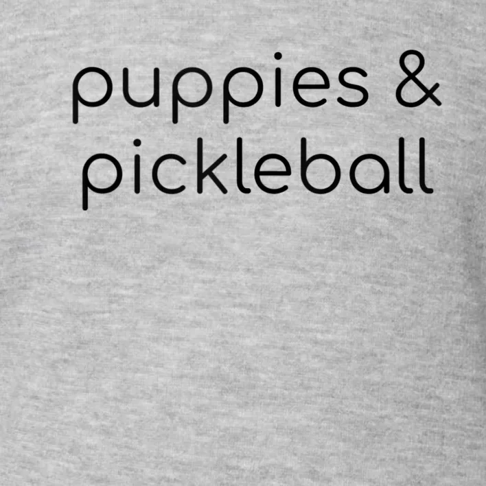 Puppies & Pickleball Toddler Sweatshirt