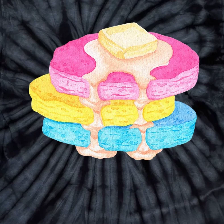 Pansexual Pancake Tie-Dye T-Shirt